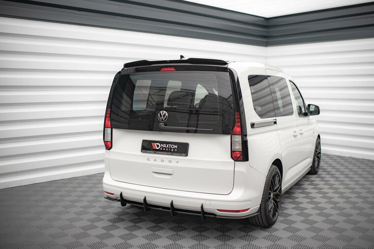 Spoiler cap glanzend zwart passend voor VW Caddy 5