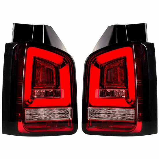 Achterlichten LED passend voor Volkswagen Transporter T5 2003 - 2010 met achterklep