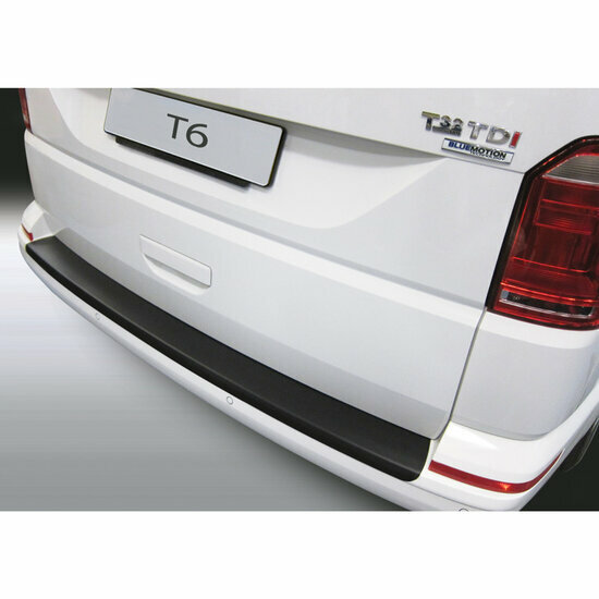 ABS Achterbumper beschermlijst passend voor Volkswagen Transporter T6 Caravelle/Multivan 9/2015- met achterklep Zwart