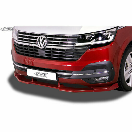 Voorspoiler Vario-X passend voor Volkswagen Transporter T6.1 model vanaf 2019 (gespoten &amp; ongespoten bumper) (PU)