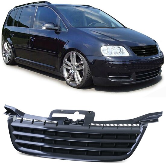 Sportgrill embleemloos passend voor Volkswagen Caddy model 2003 - 2010