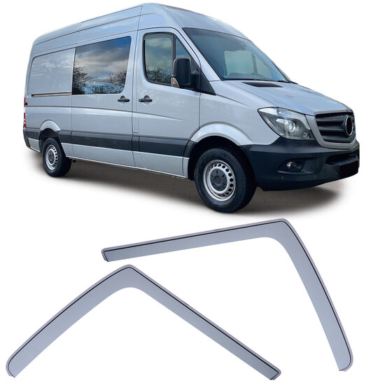 Zijwindschermen passend voor Mercedes Sprinter W906 model 2006 - 2018