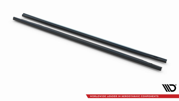 Sideskirt aanzets glanzend passend voor Mercedes Citan W415 model 2012 - 2021 Maxton Design