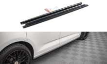 Sideskirt diffusers glanzend zwart passend voor VW Caddy 5 Maxton Design