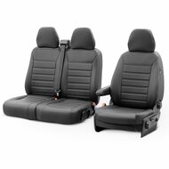 New York Design Kunstleder Stoelhoezenset 2+1 passend voor Mercedes Sprinter model 2006 - 2017 en Volkswagen Crafter 2006 - 2014 met armsteun in bank