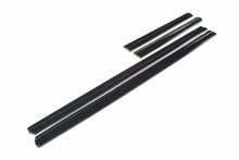 SIdeskirt aanzets glanzend zwart passend voor VW Transporter T5, T6 en T6.1 Maxton Design