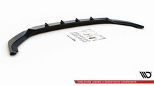 Frontspoiler versie 1 glanzend zwart passend voor VW Transporter T6.1 Maxton Design