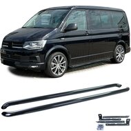 Sidebars glanzend zwart passend VW Transporter T5, T6 en T6.1 