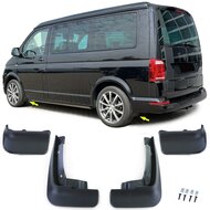 Spatlappen set voorzijde en achterzijde passend voor VW Transporter T5, T6 en T6.1 