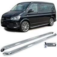 Sidebars chroom passend VW Transporter T5, T6 en T6.1